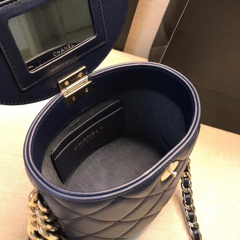 Chanel Vanity Case AS1355 Navy