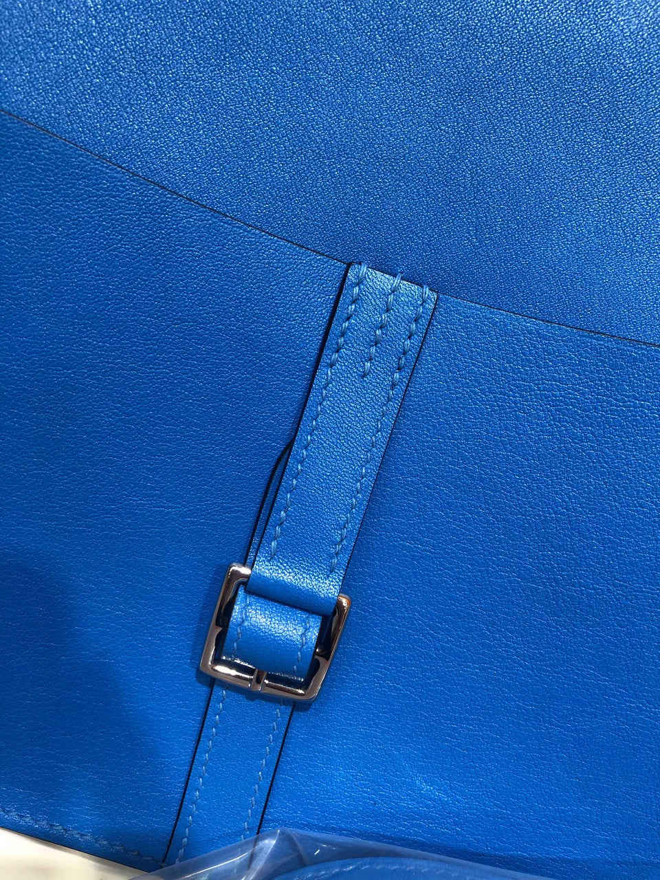 Hermes  Blue Hydra Halzan mini bag