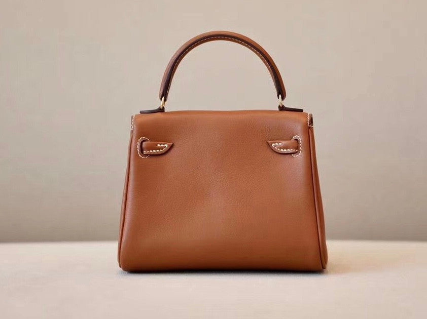 Hermes Quelle Idole Kelly Doll Bag Gold Swift Gold Hardware