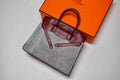 Hermes Shadow Birkin 30 Bordeaux Toile/ Box Leather  Palladium Hardware