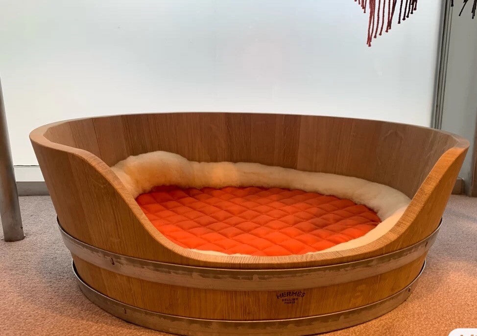 Hermès Dog Bed Bucket basket, medium model