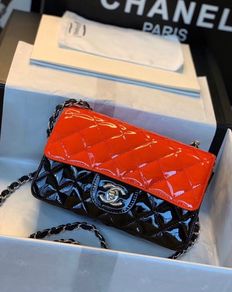 Chanel Patent Classic Handbag