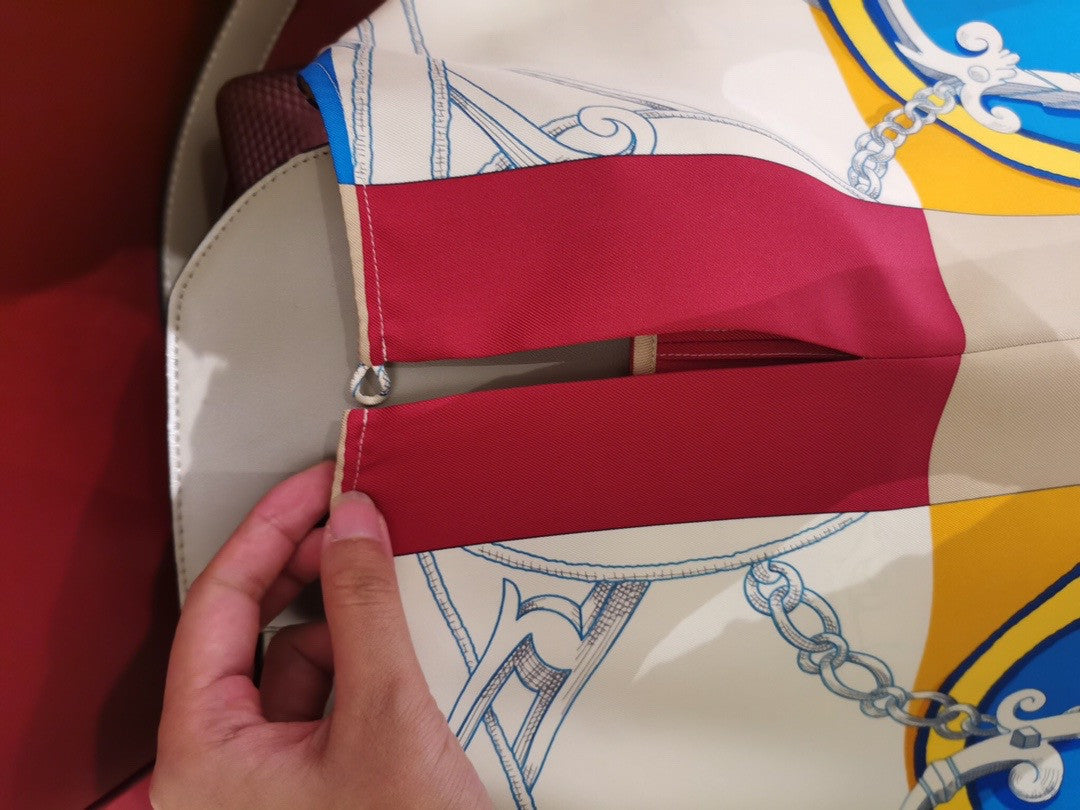Hermes "L'Instruction du Roy Zoom" flared dress
