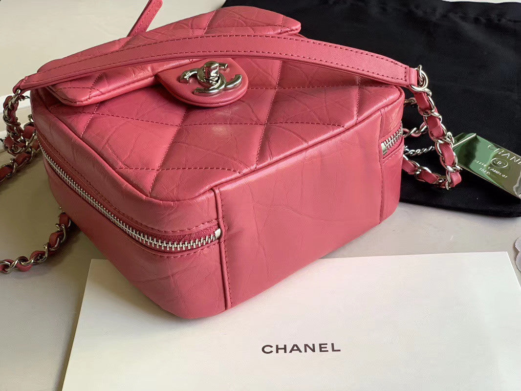 Chanel Camera case AS1323 Pink