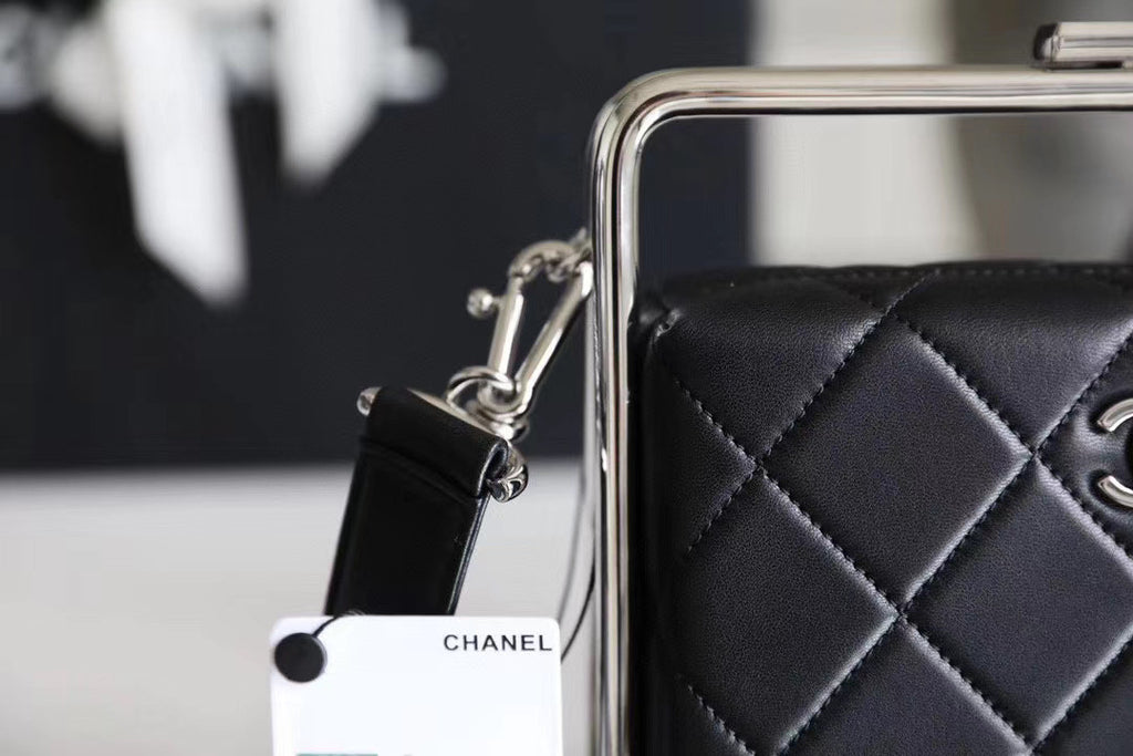 Chanel Lambskin Black Clutch