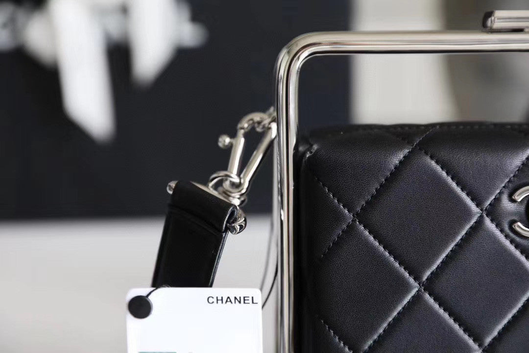 Chanel Lambskin Black Clutch