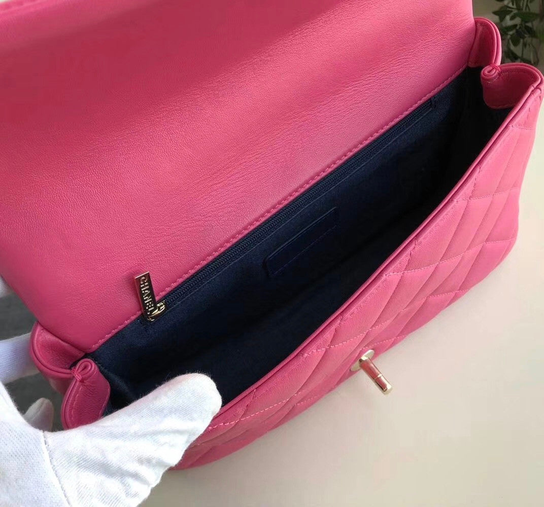 Chanel 19 Flap Bag AS1354 Pink