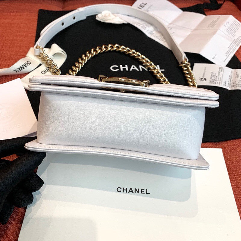 Chanel Small BOY CHANEL Handbag with Embroidered Calfskin