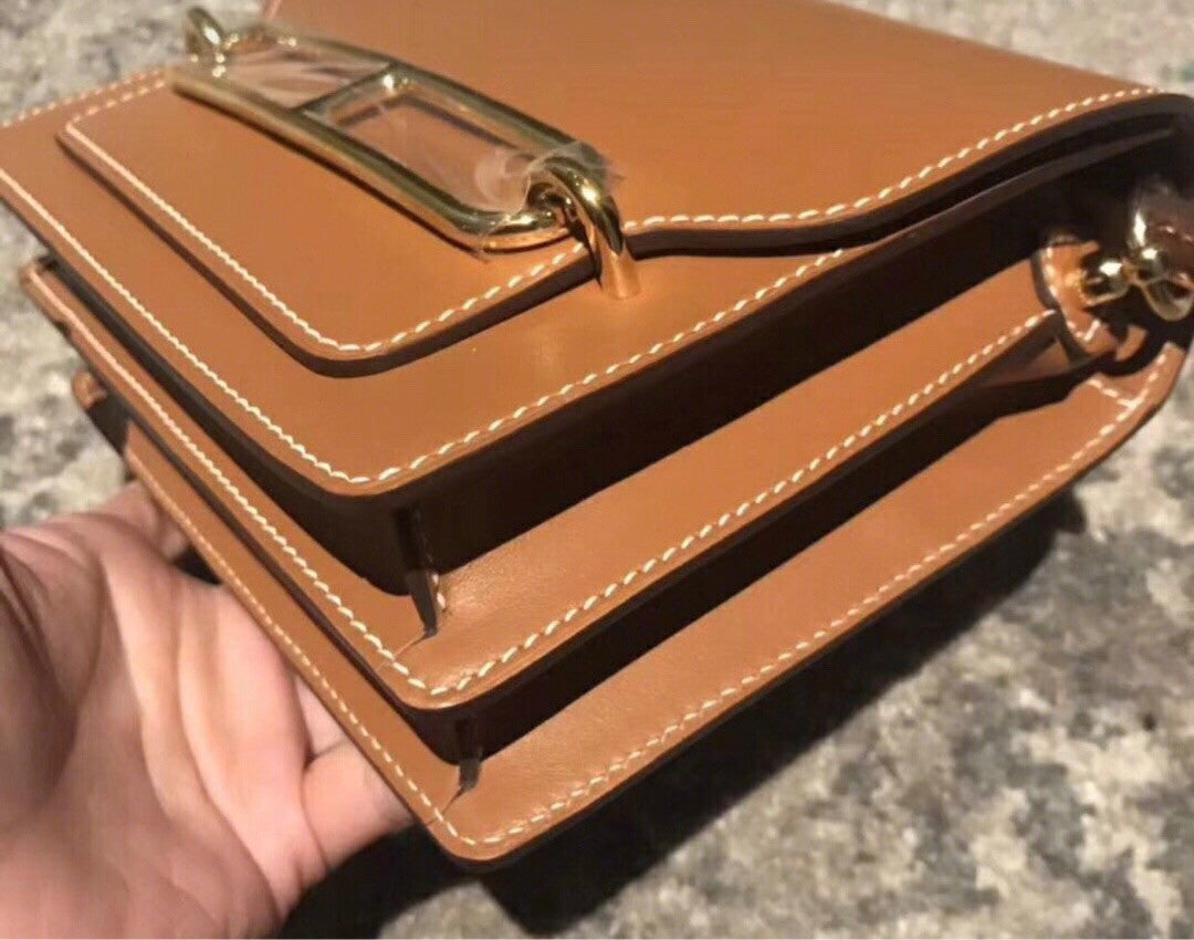 Hermes Barenia Leather Gold Roulis Bag
