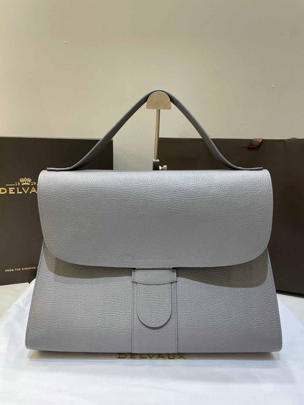 Delvaux Brillant Tempo Large Gray
