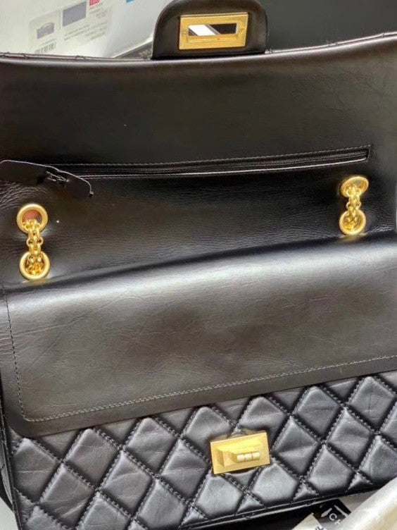Chanel Reissue large 2.55 handbag with Gold Hardware