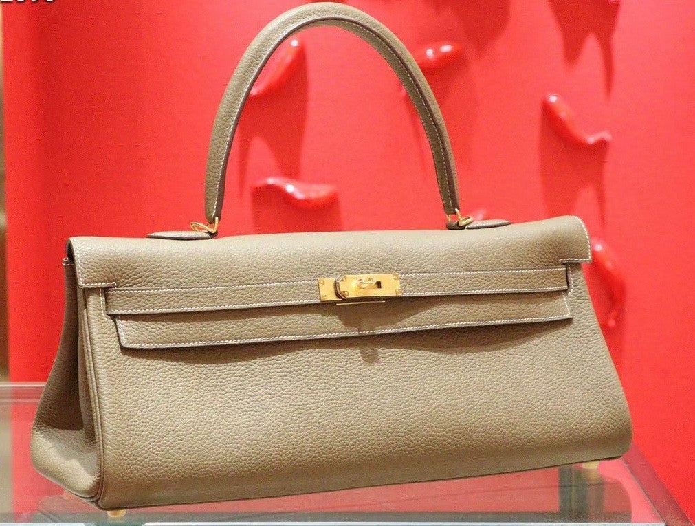 HERMÈS  Shoulder Kelly Etoupe