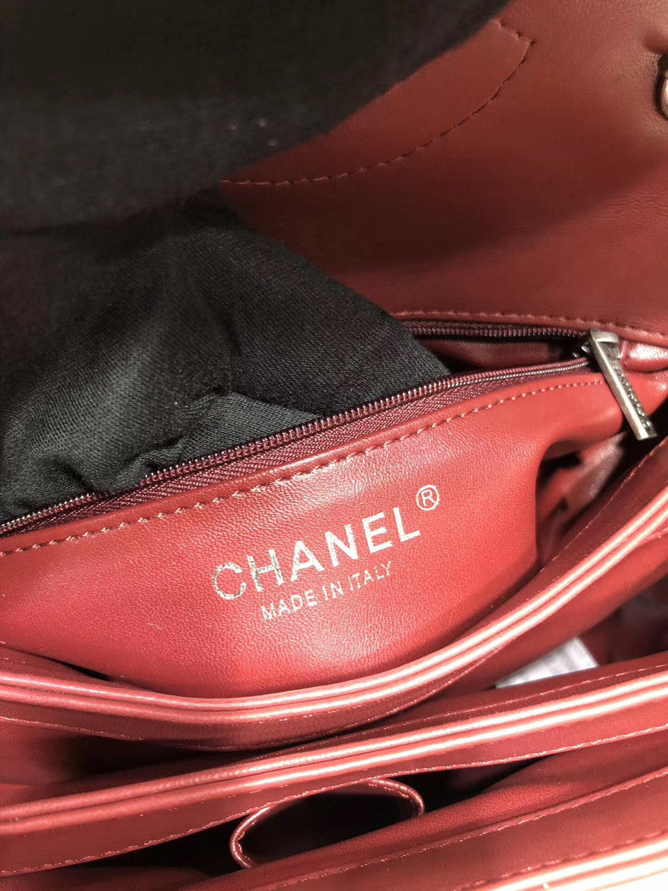 Chanel Small Flap Bag With Top Handle A92236 Dark Pink