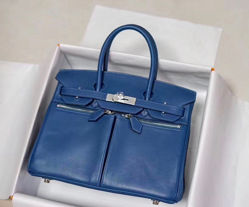 [Exclusive] Hermes Birkin Lakis 30 Bag with palladium hardware