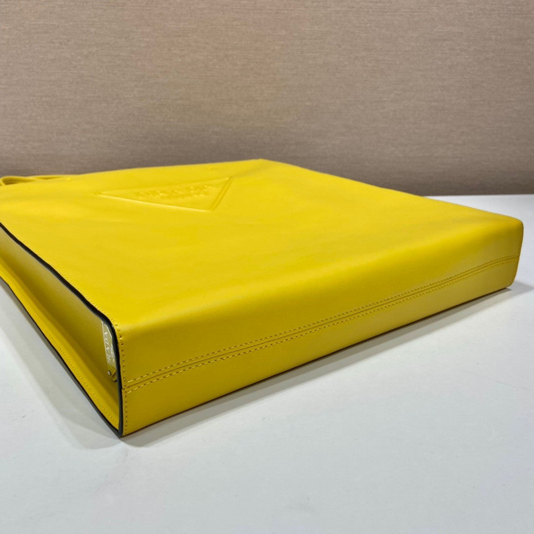 Prada Leather tote Yellow