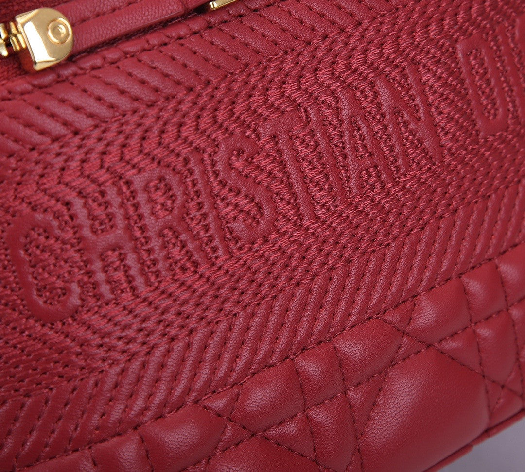 Christian Dior SMALL DIORTRAVEL VANITY CASE RED