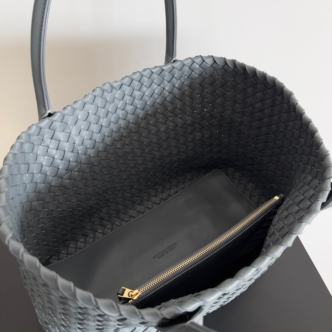 Bottega Veneta Small Cabat Grey