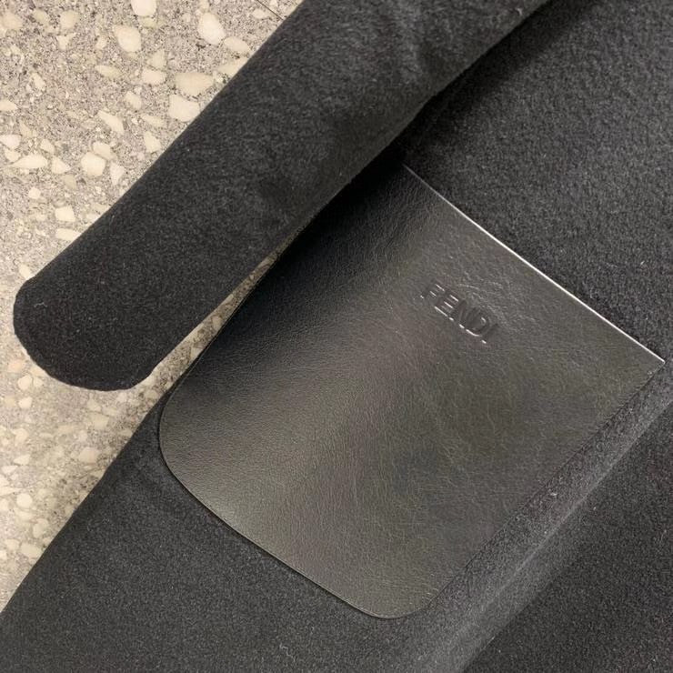 Fendi COAT Black wool Double-sided coat