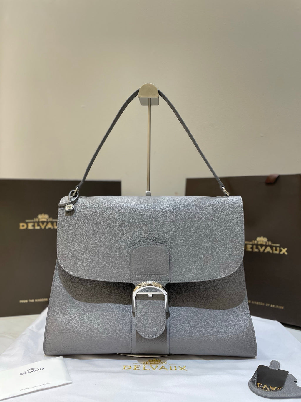 Delvaux Brillant Tempo Large Gray