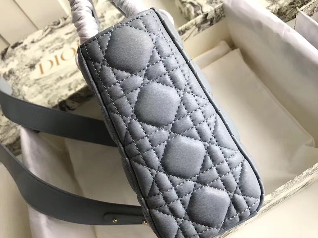 Christian Dior MY ABCDIOR LAMBSKIN BAG Blue