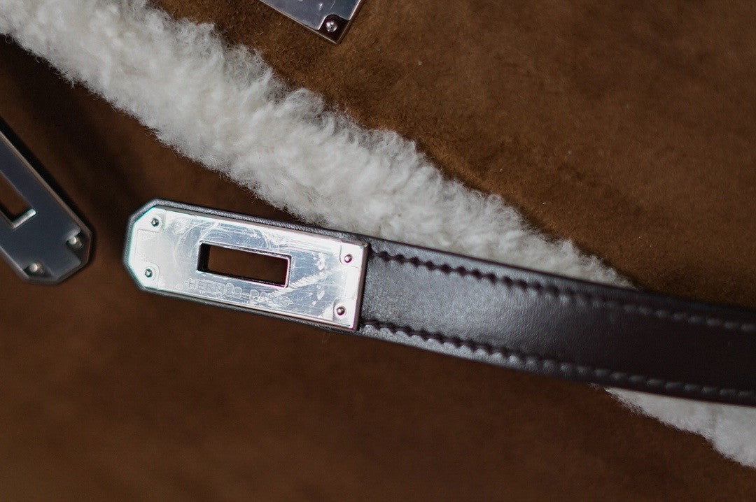 [Exclusive] Hermès Kelly 35 Limited Edition Teddy Shearling Bag