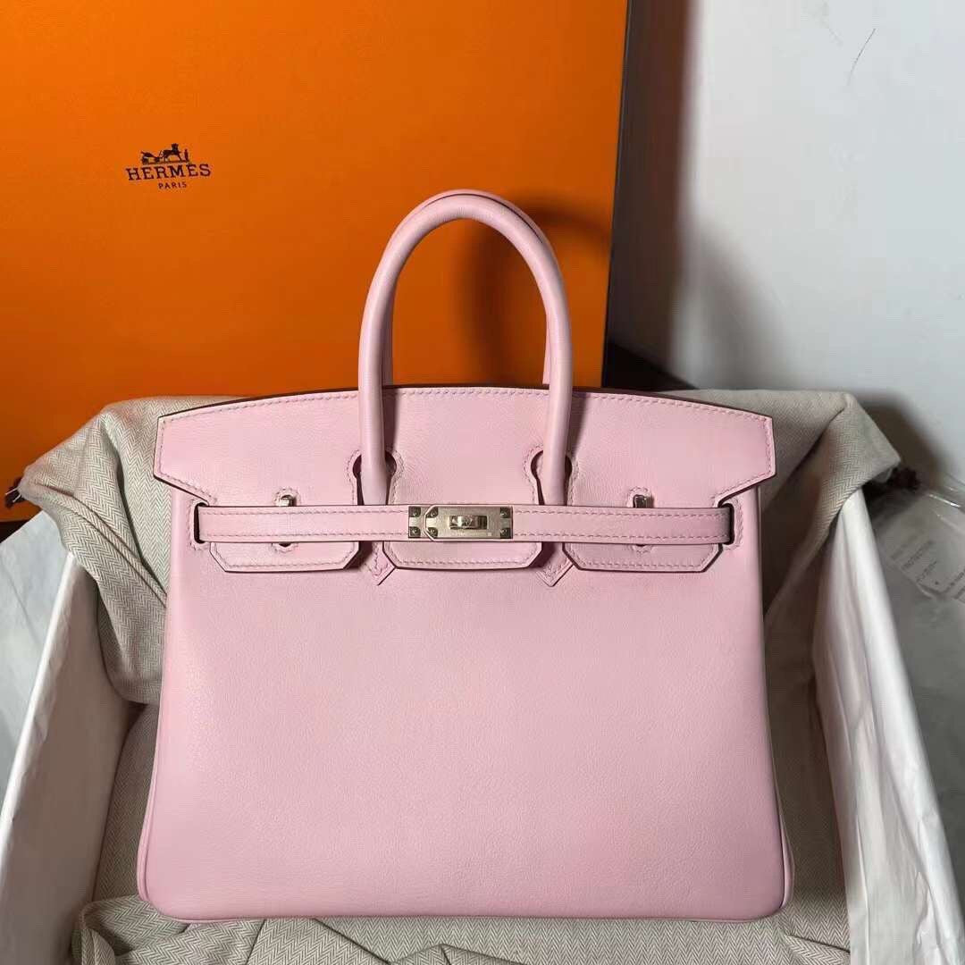 Hermes Sakura Pink  Birkin 25 cm Swift Gold Hardware
