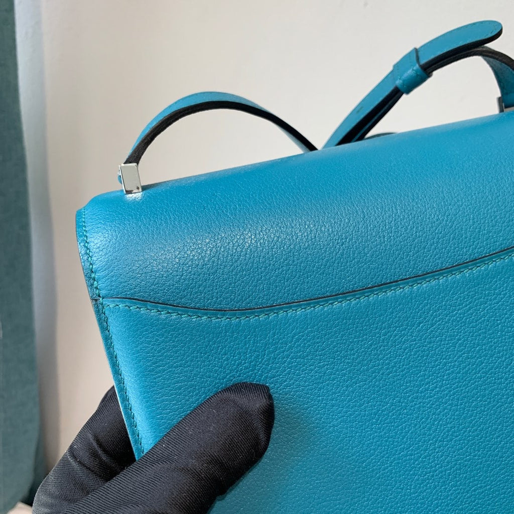 Hermes 2002 Bag 7F Bleu Paon