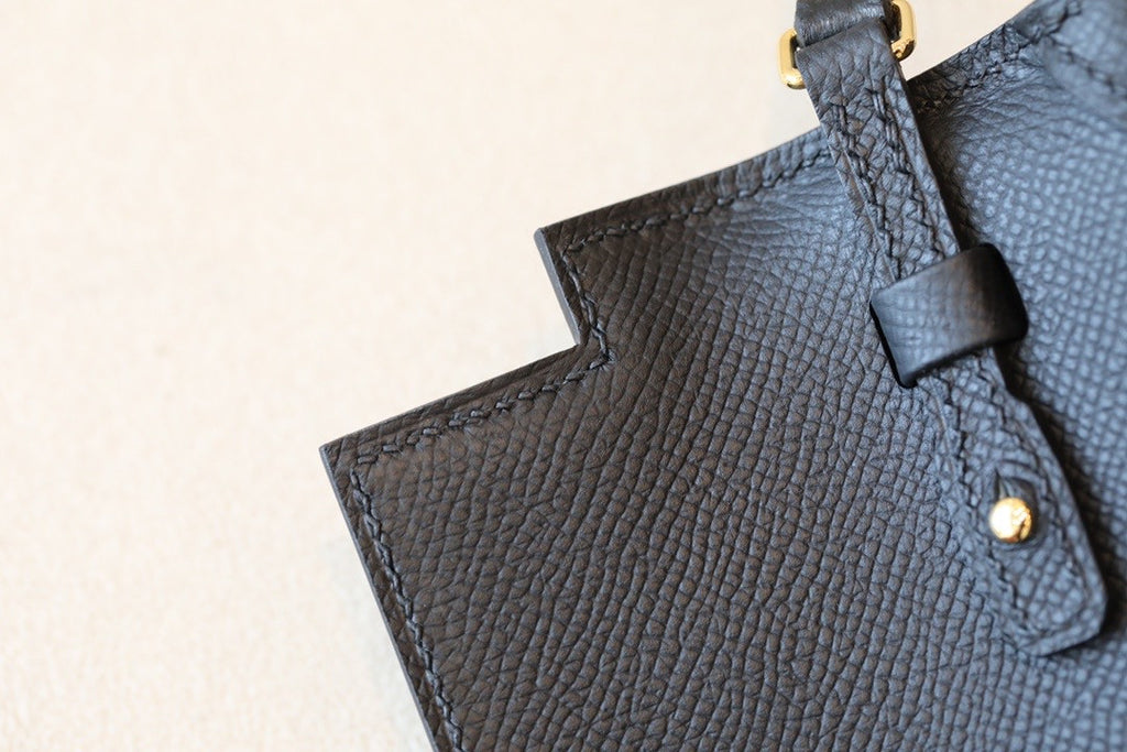 Hermes Kelly Wallet to Go Black EPSOM GHW