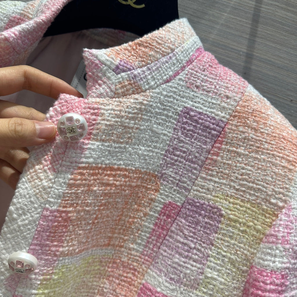 Chanel Painted Cotton Tweed Jacket 2023