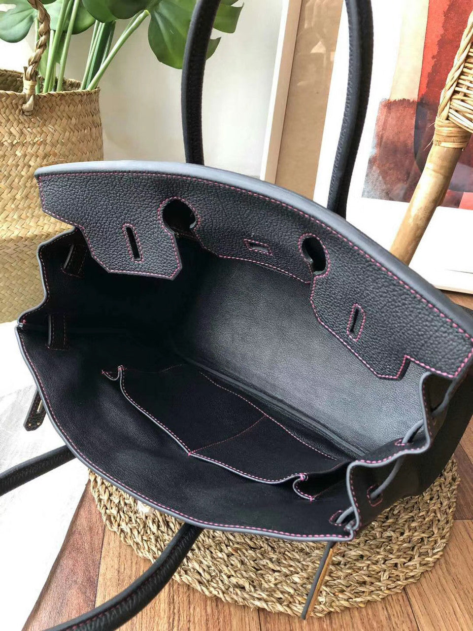 HERMES Black Togo HAC Birkin 32 Limited Edition for Dog's Year 2018