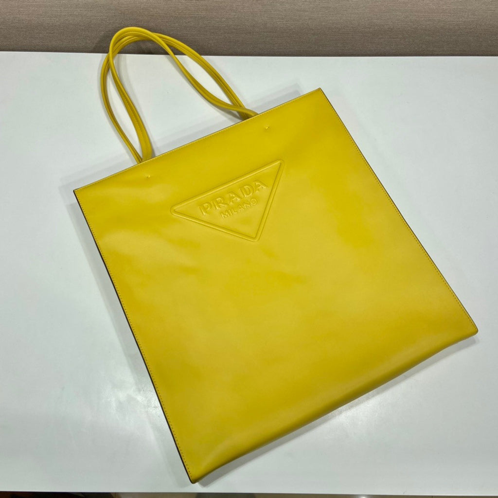 Prada Leather tote Yellow