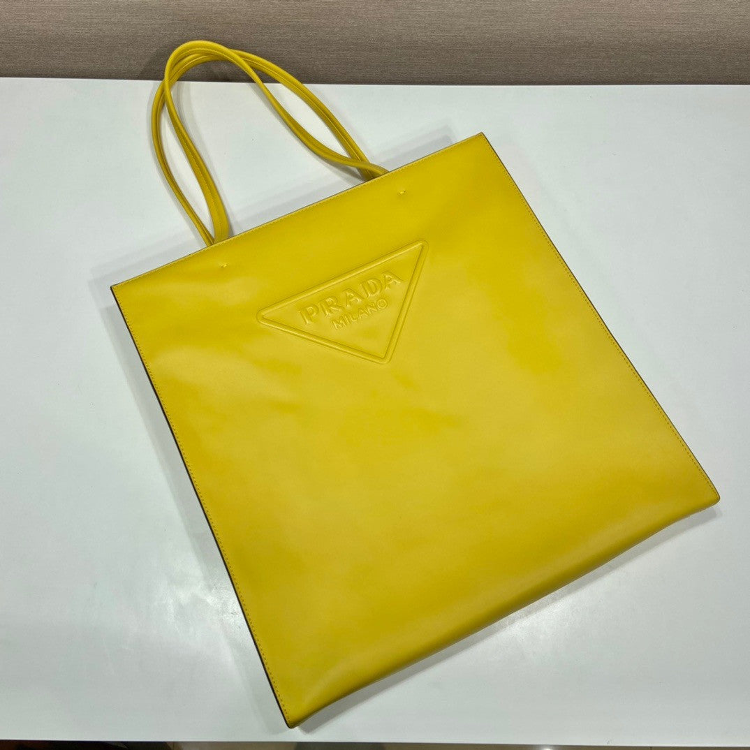 Prada Leather tote Yellow