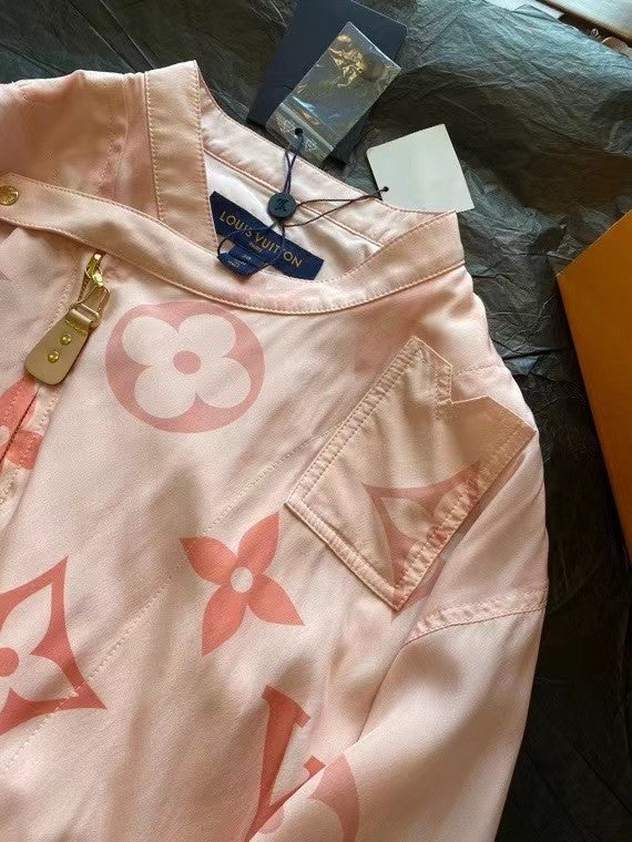 Louis Vuitton 1A8RC3  GRAPEFRUIT GRADIENT MONOGRAM BOMBER JACKET