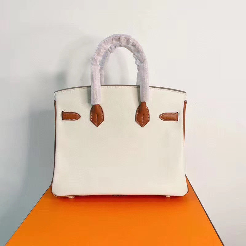 Hermes Bi-coloured Birkin 25cm Swift Gold Hardware