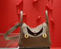 Hermes Mini Lindy 20cm Bag Etopue Togo Leather Gold Hardware