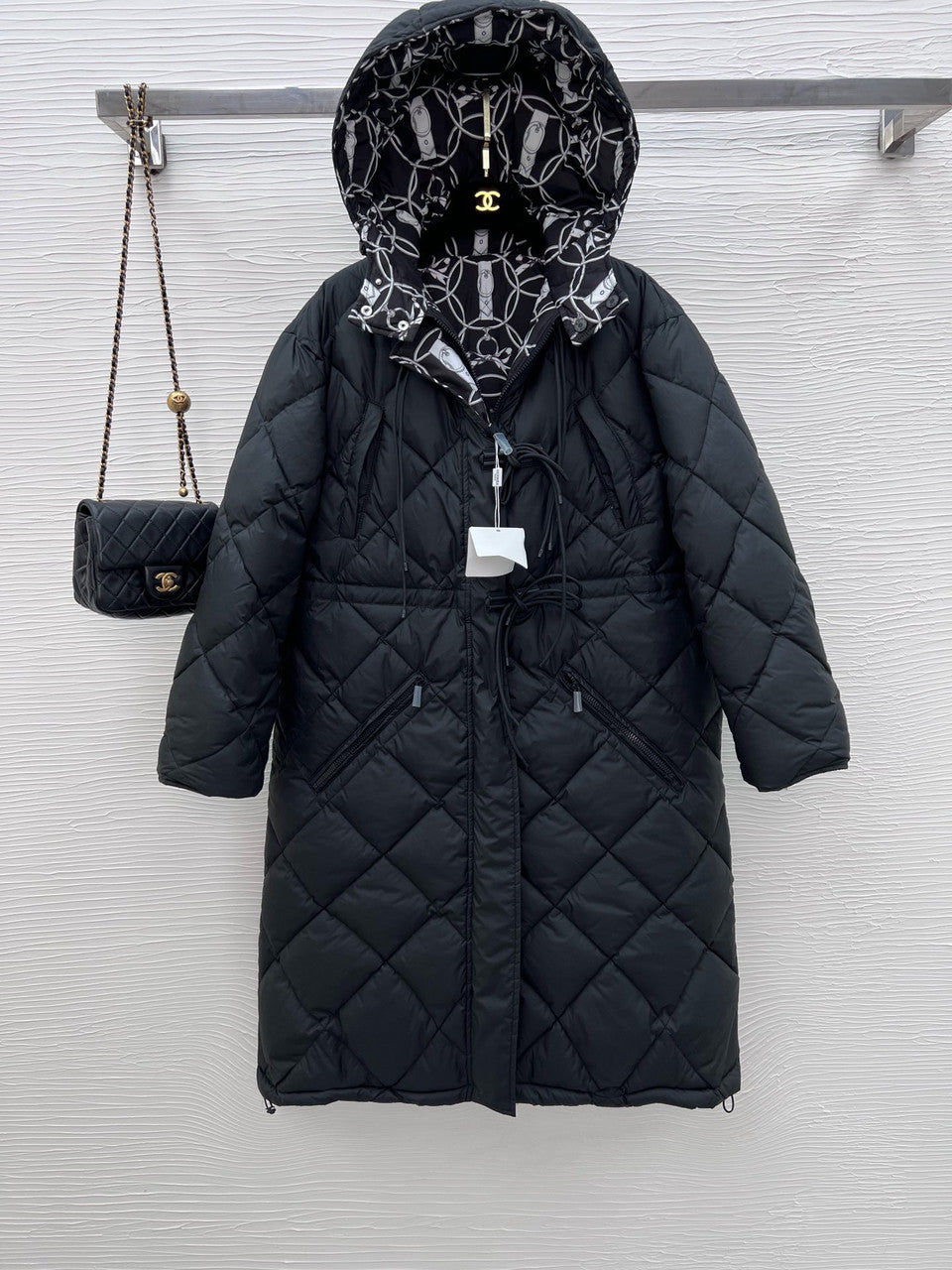 Hermes "Promenade du Matin" reversible puffer coat