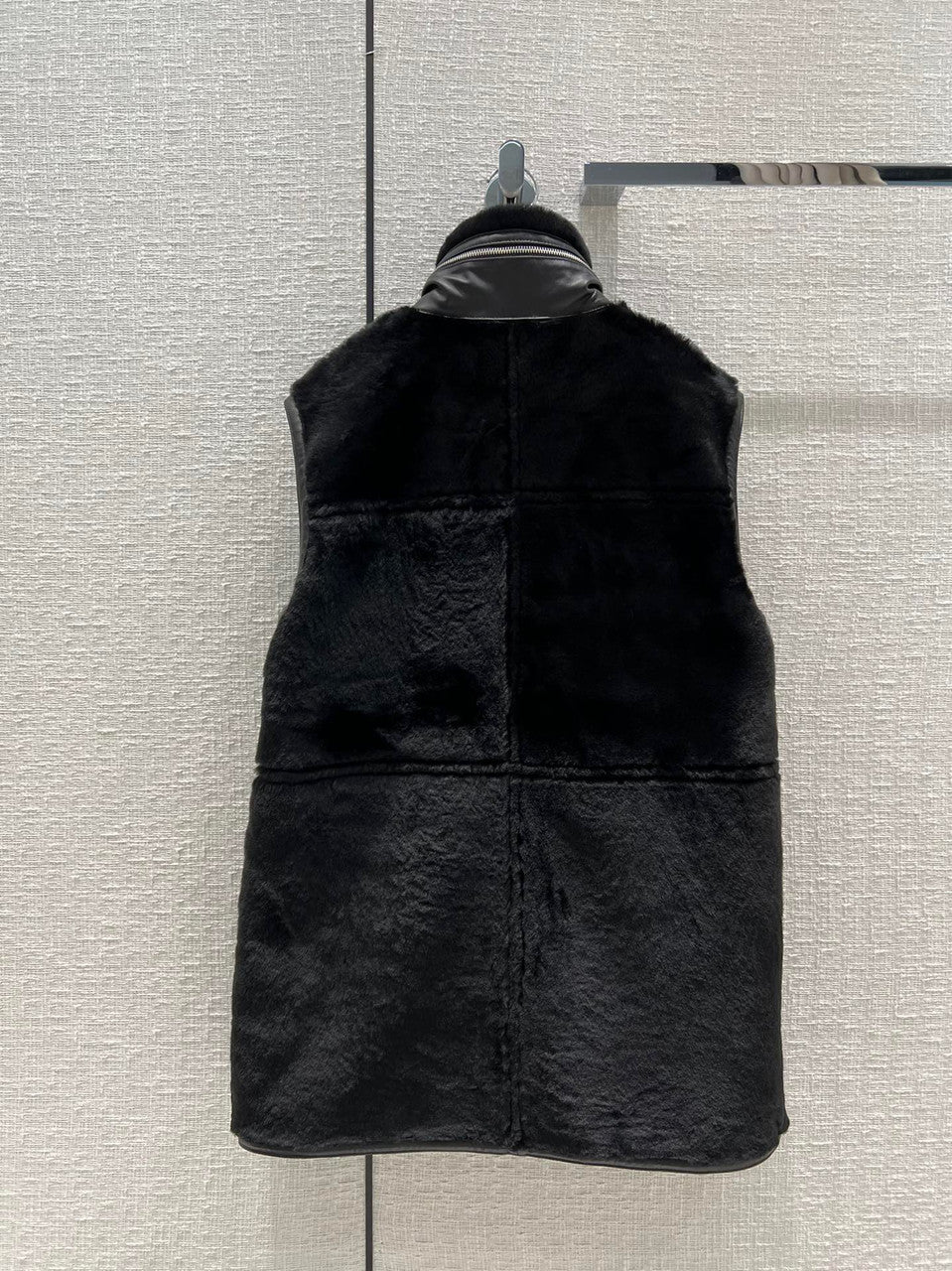 Hermès Reversible long leather vest