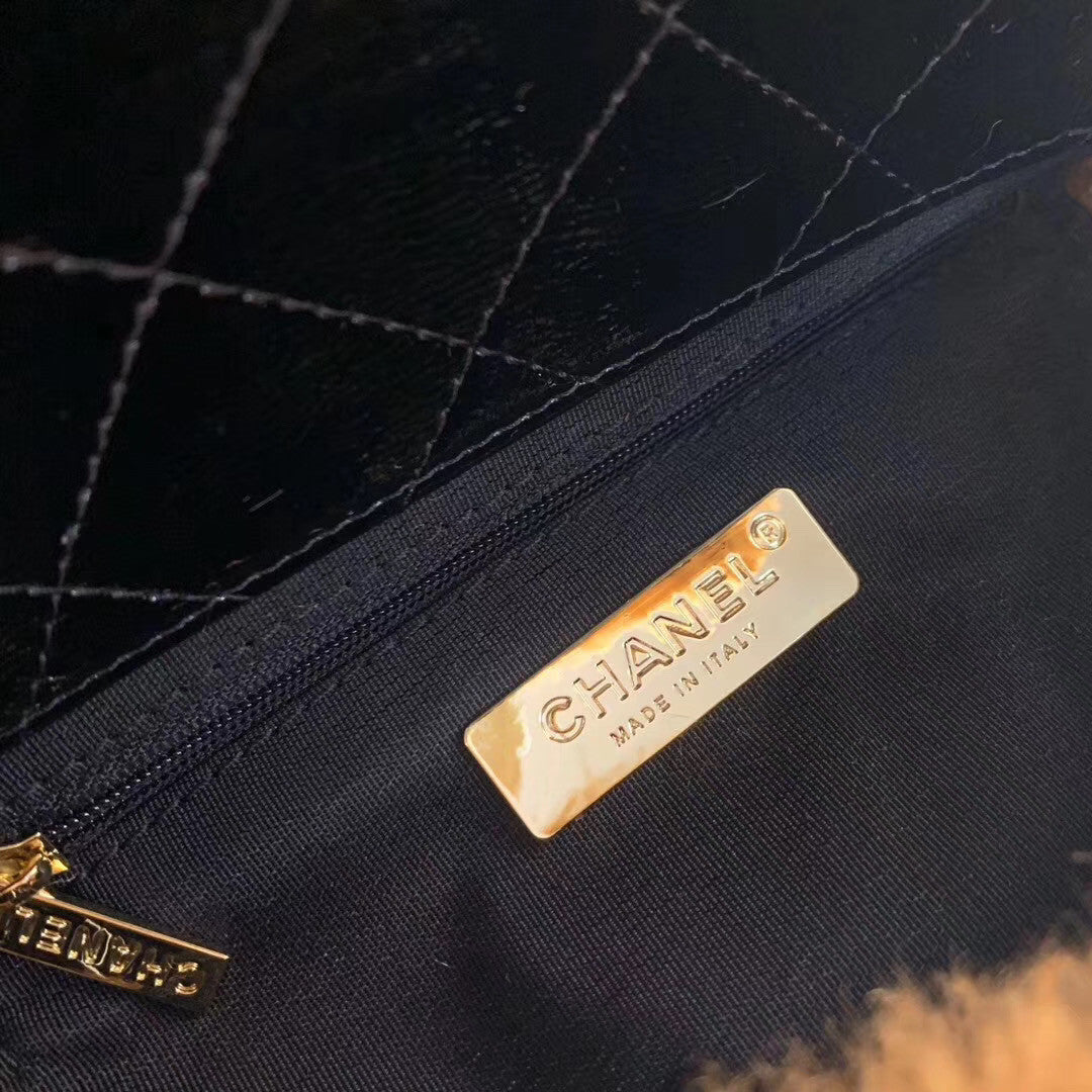 Chanel Shiny Crumpled Flap Bag