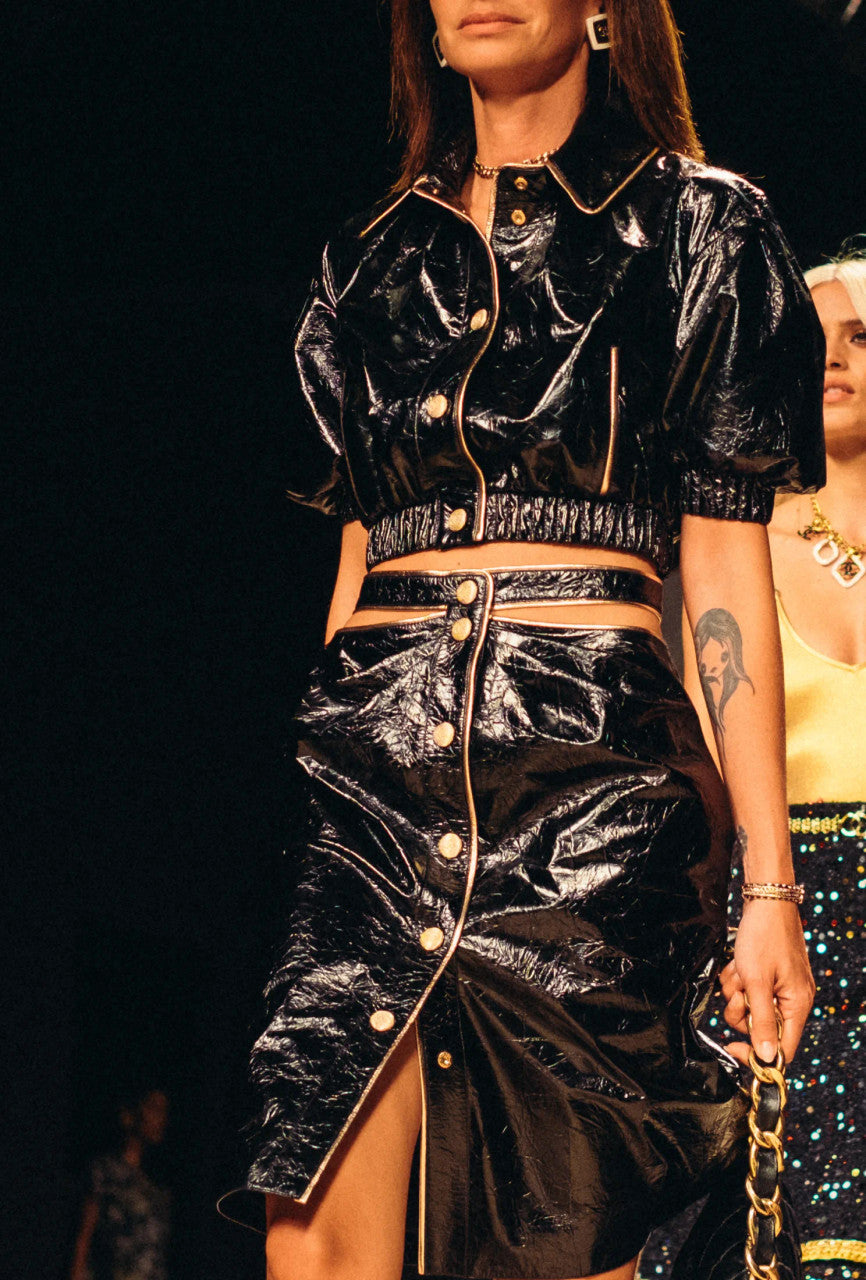 Chanel Spring-Summer 2022 Crumpled Calfskin Jacket