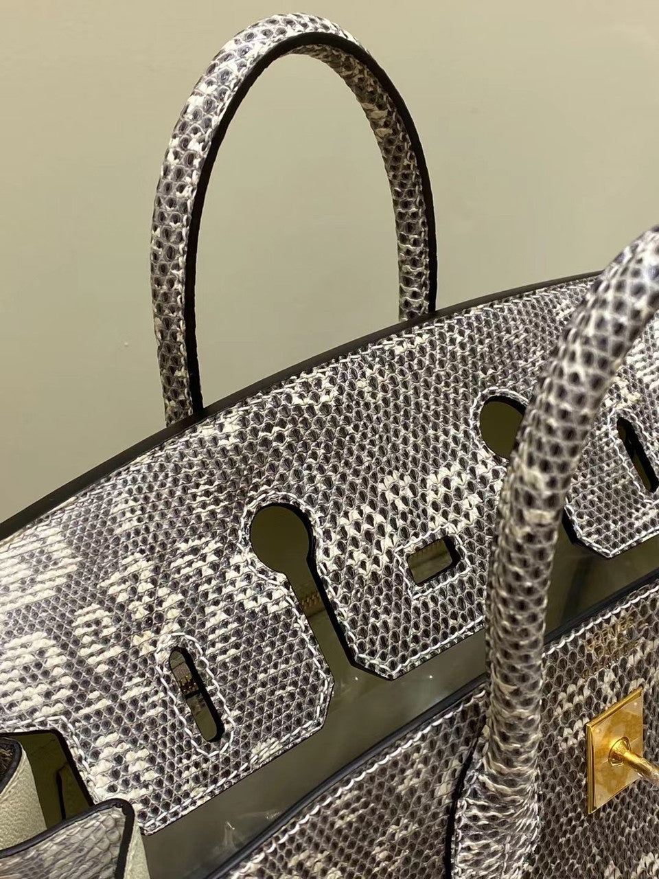 Hermes  Ombre Lizard Birkin Bag 25cm Gold Hardware
