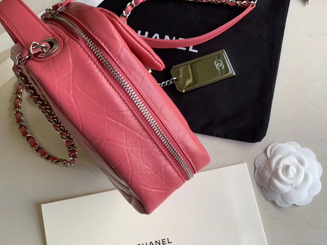 Chanel Camera case AS1323 Pink
