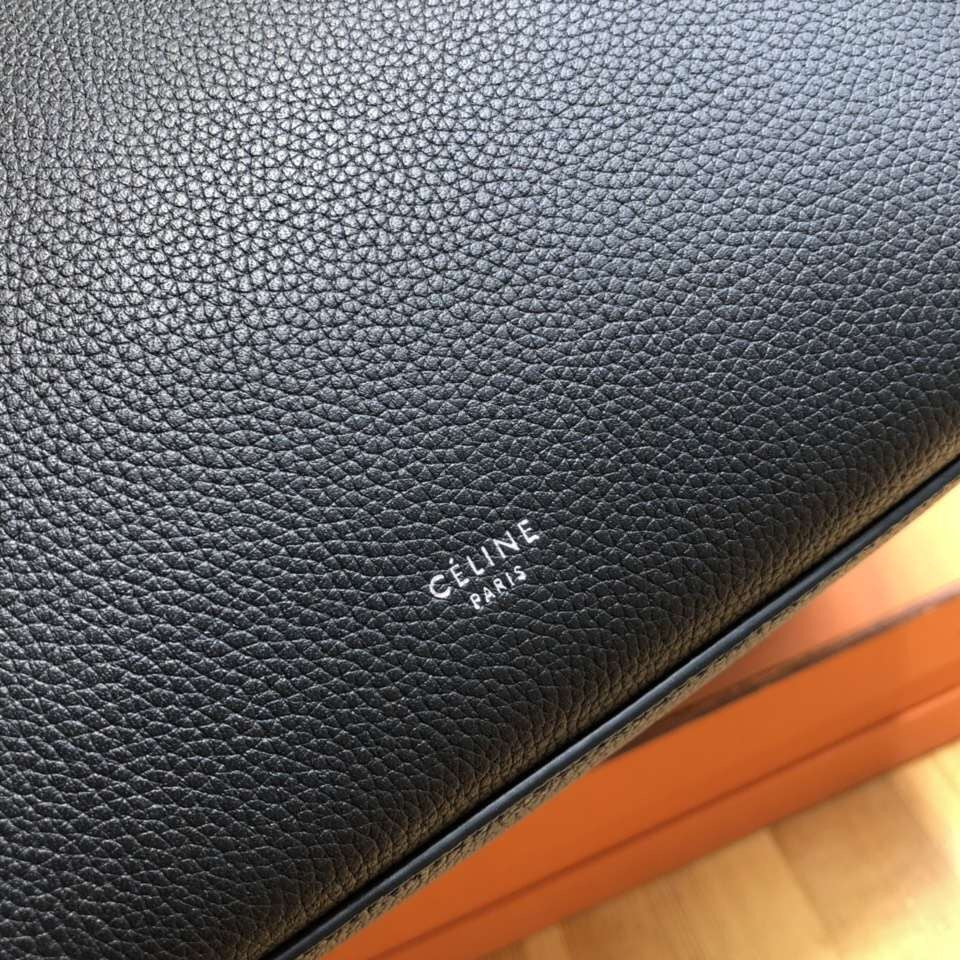 Celine MEDIUM BIG BAG IN SUPPLE GRAINED CALFSKIN BLACK