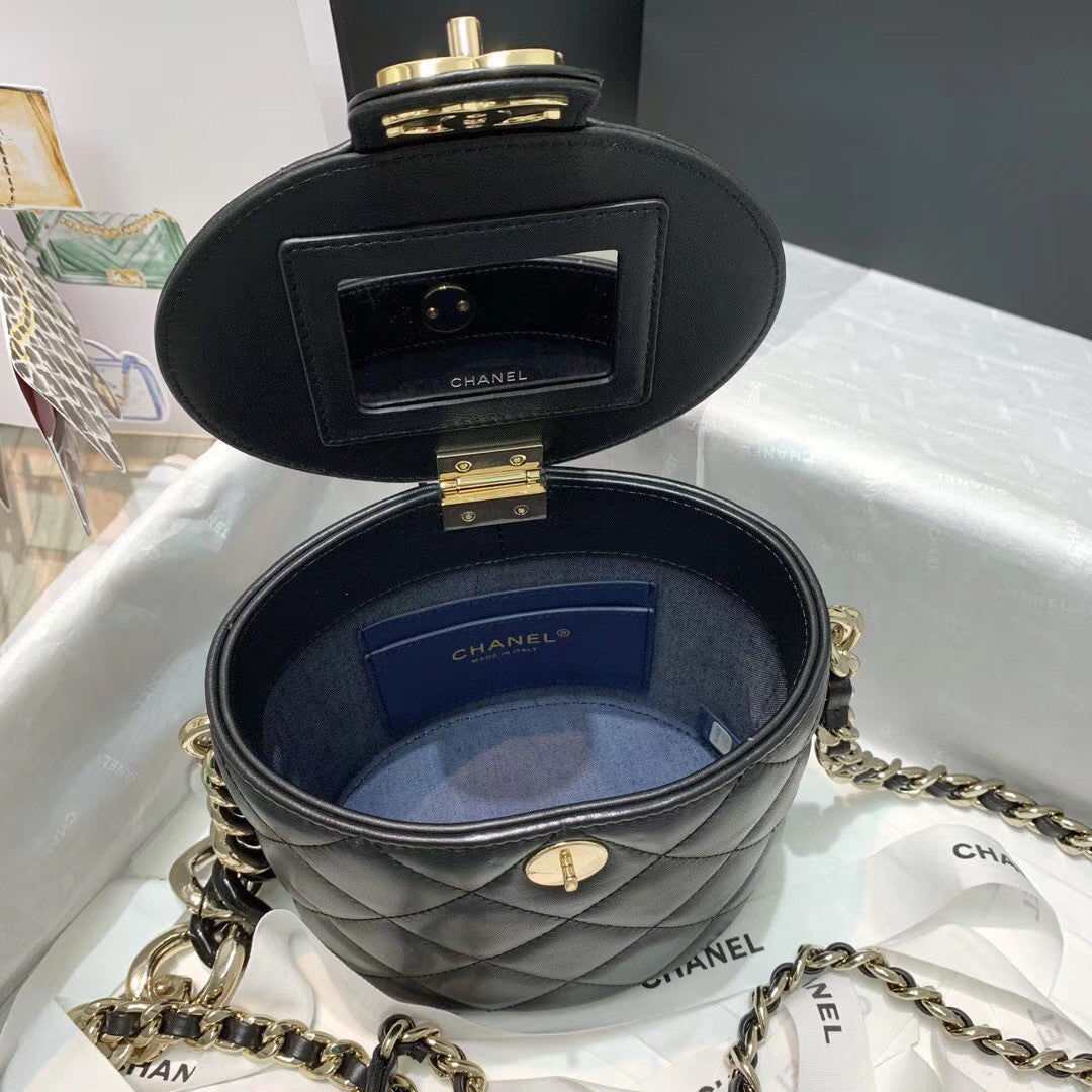 Chanel Round Vanity Case