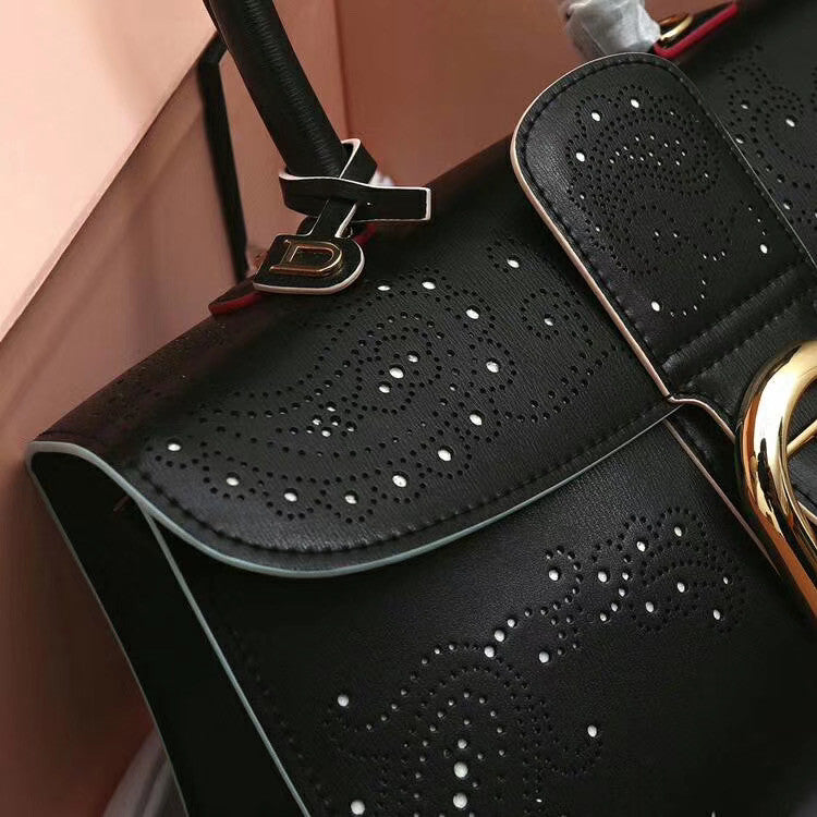 Delvaux Le Brilliant East/West mini Cashmere bag Black
