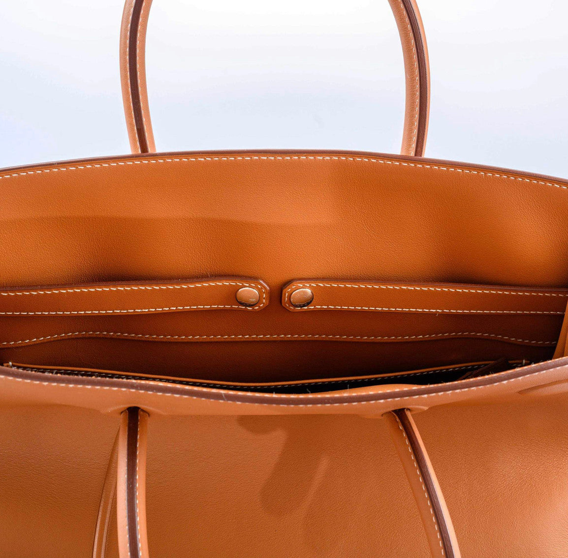 Hermes Shadow Birkin 35 Gold Swift Palladium Hardware