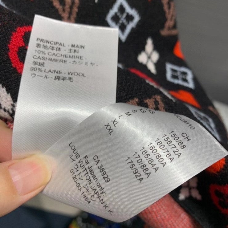 Louis Vuitton 1A8M5I  GAME ON TROMPE L’OEIL JACQUARD KNIT POLO DRESS