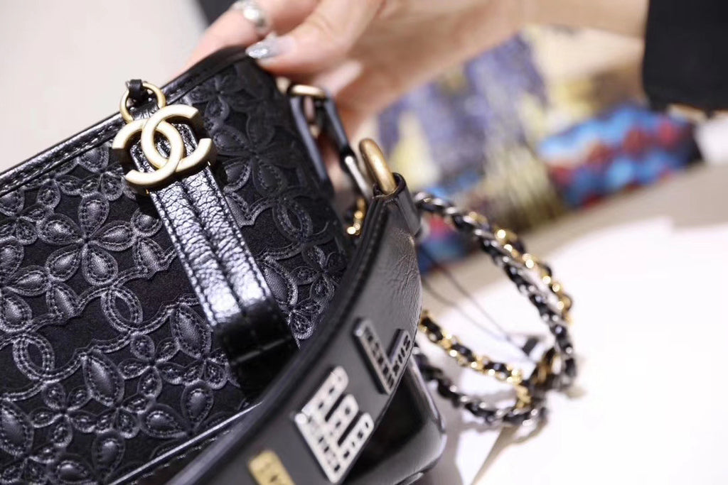 Chanel CHANEL'S GABRIELLE Small Hobo Bag AS0865 Black