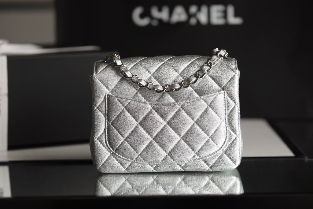 Chanel Metallic Lambskin mini flap bag