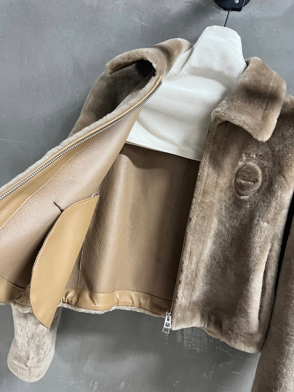 Christian Dior Shearling Fur Jacket — 2026 Fall/Winter Christian Dior