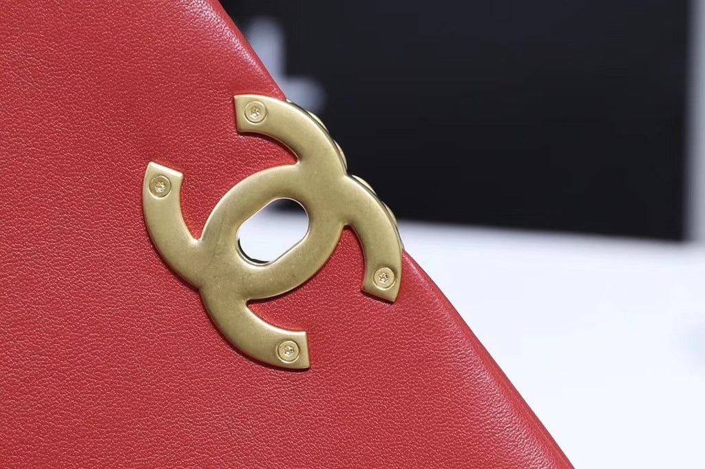 CHANEL 19 Flap Bag  Red